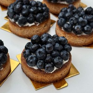 Keto tartaletka z borówkami 3 szt.