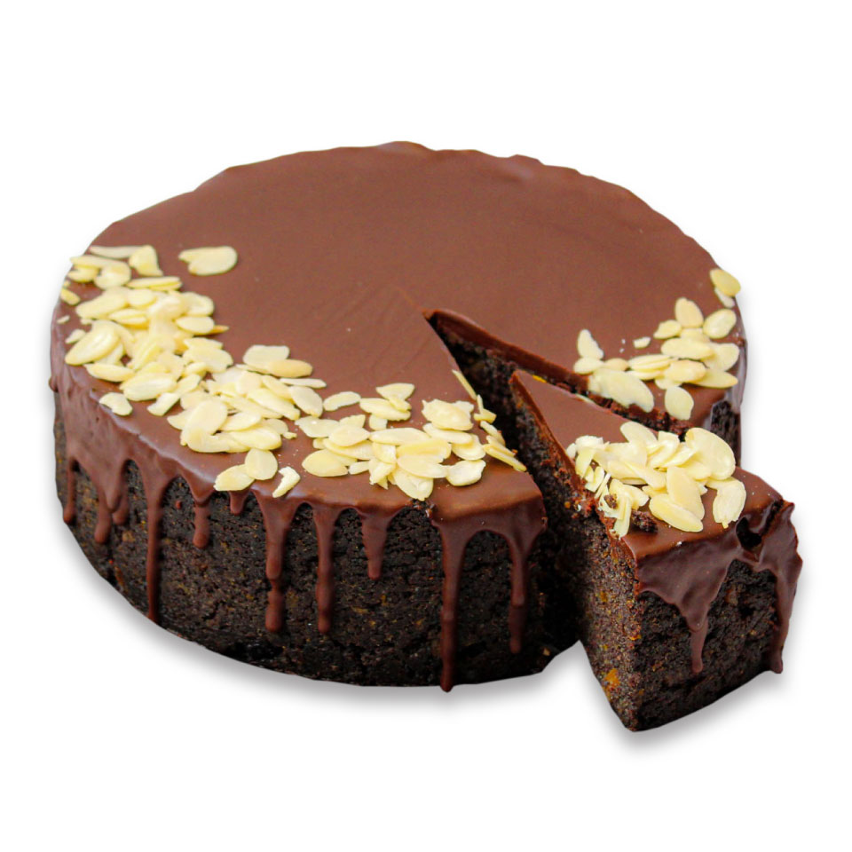 Tort czekoladowy z malinami - obrazek 3