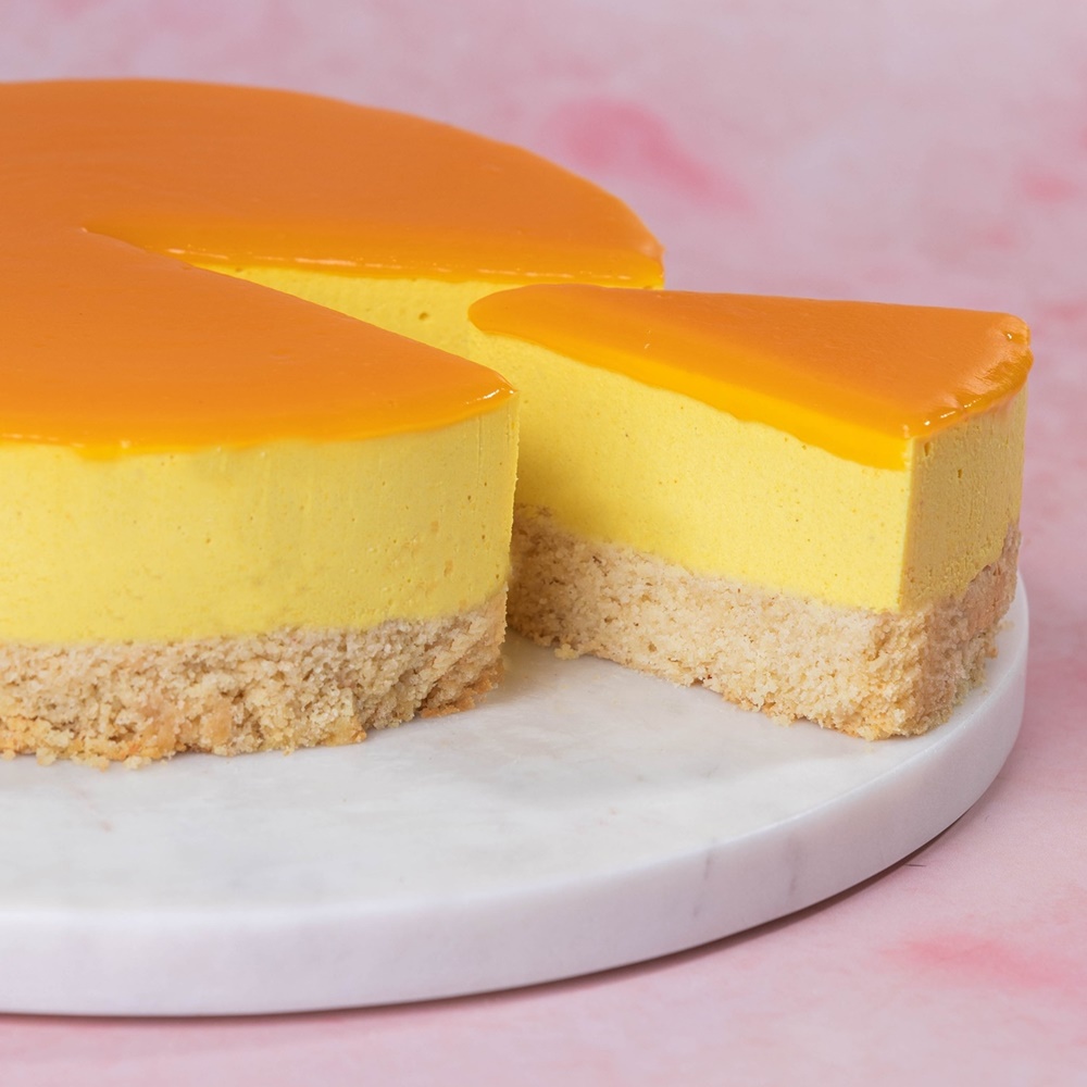 Wegańskie ciasto cytrynowe z musem z marakui - obrazek 2