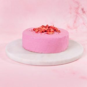 Wegańskie ciasto truskawkowe