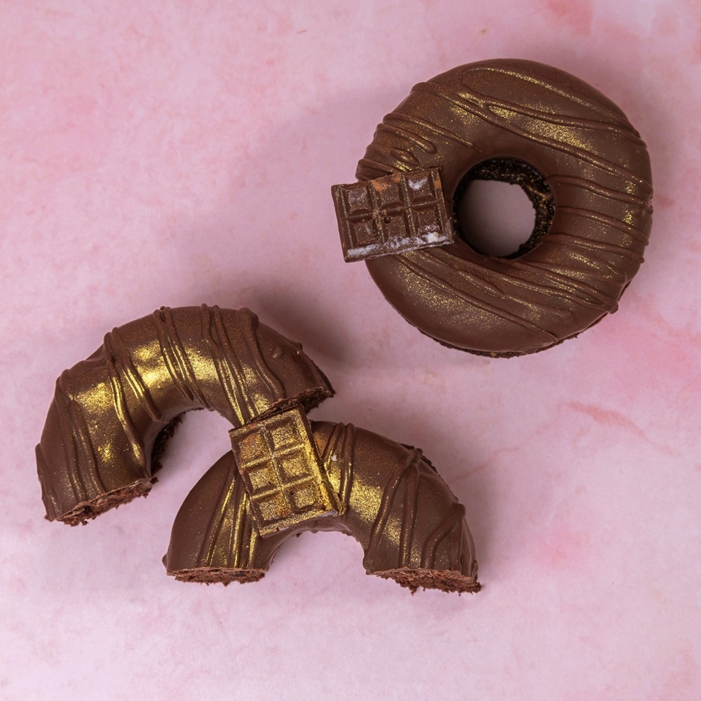 Wegański box donut czekoladowy 6 szt. - obrazek 2