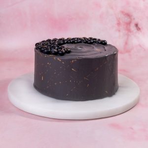 Keto tort kakaowo - malinowy z różą GLAMOUR